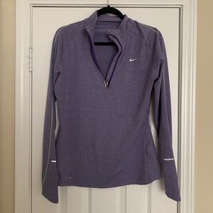 NIKE Purple Dri-Fit Long Sleeve PullOver 💜